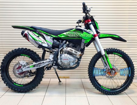 Мотоцикл Кросс Motoland XT 250 HS (172FMM) (2022 г.) зеленый